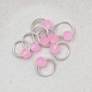 Frosted Pink - fits needle 2-6 mm
