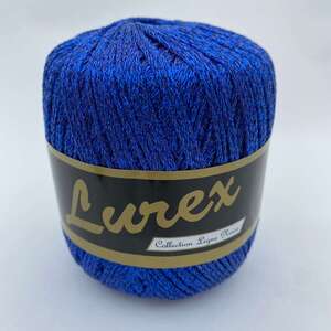 Lurex glimmergarn 06 Mørk blå