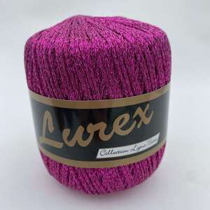 Lurex Glittery Yarn 10 Dark Purple