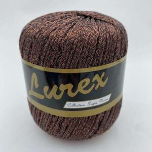 Lurex Glittery Yarn 15 Dark Brown