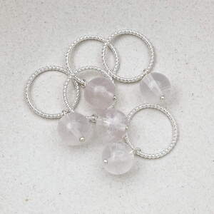 Light rosa quartz - fits needle 2-12 mm
