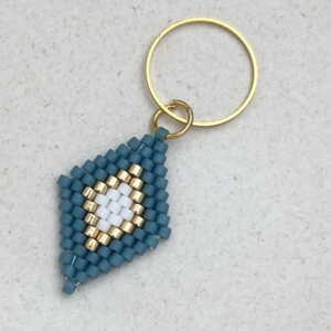 Blue, white & gold - fits needle 2-12 mm
