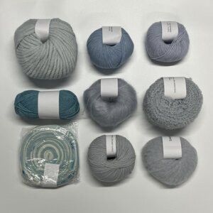 One of a Kind - Unique Yarn Bundle 22 Light Blue