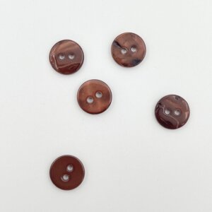 Button - Brown Mother-of-Pearl 12 mm