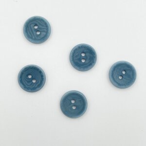 Button - blue 17 mm