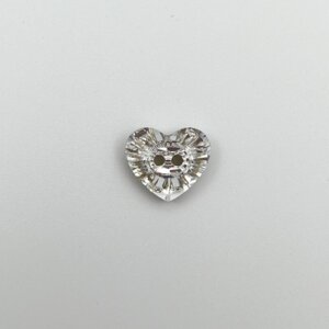 Button – Swarovski Heart 15 mm