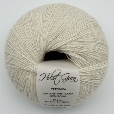 Holst Garn Titicaca Alpaca 001 Ecru