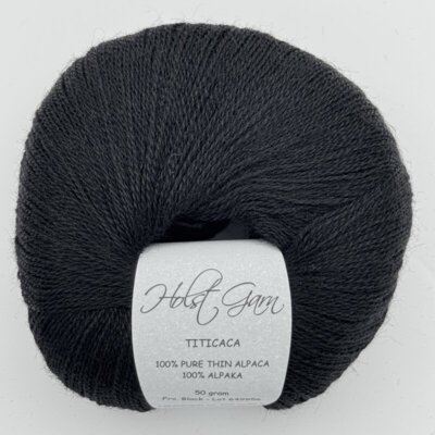 Holst Garn Titicaca Alpaca 006 Black