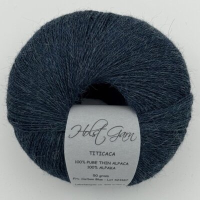 Holst Garn Titicaca Alpaca 024 Carbon Blue