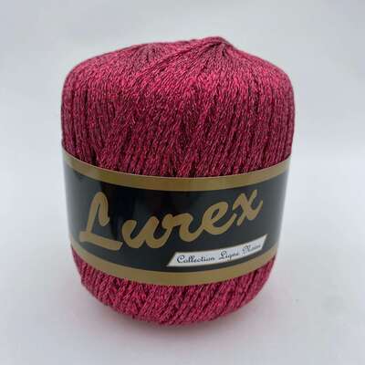 Lurex Glittery Yarn 11 Dark Rosa