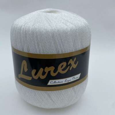 Lurex Glittery Yarn 21 White