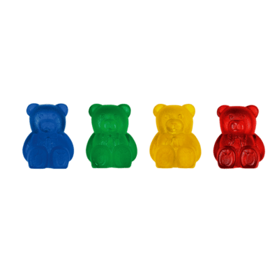 (044) Addi teddy bear needle huggers