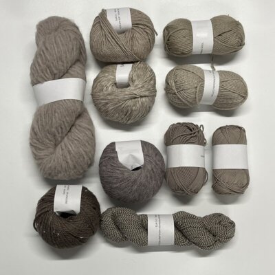 One of a Kind - Unique Yarn Bundle 02 Beige