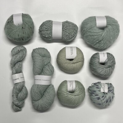 One of a Kind - Unique Yarn Bundle 21 Light Turquoise
