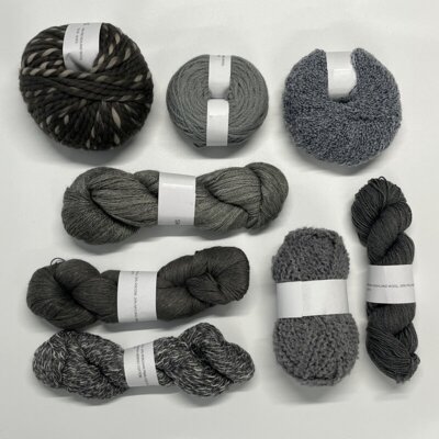 One of a Kind - Unique Yarn Bundle 25 Medium Grey
