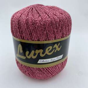 Lurex Glimmergarn 09 Lys rosa