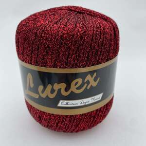 Lurex Glittery Yarn 13 Red
