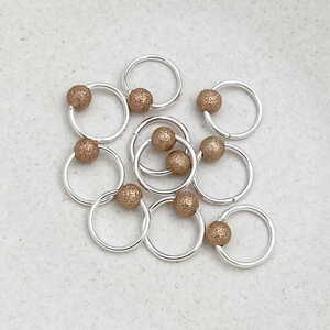 Rosegold Stardust - fits needle 2-6 mm