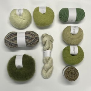 One of a kind - Unik garnpakke 28 Grøn